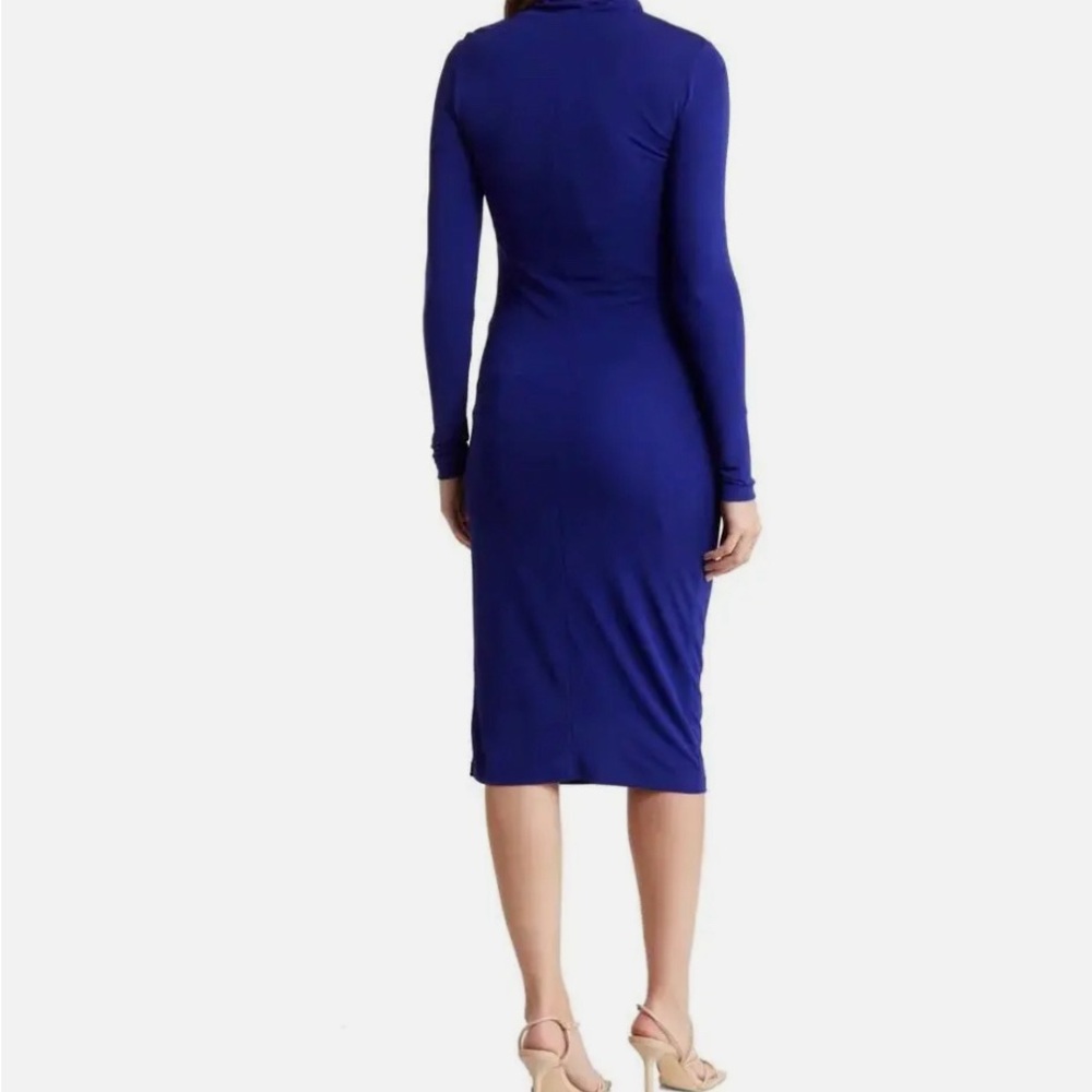 NWT REISS Freya-twist Bodycon Dress in Cobalt Blue In Size 8 - Picture 7 of 7